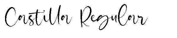 Castilla Regular字体