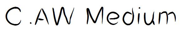 CAW Medium字体