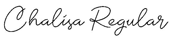 Chalisa Regular字体