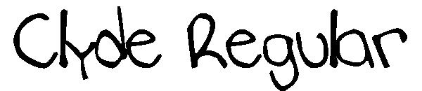 Clyde Regular字体
