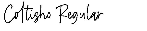 Coltisho Regular字体