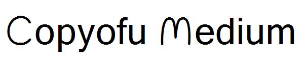 Copyofu Medium字体