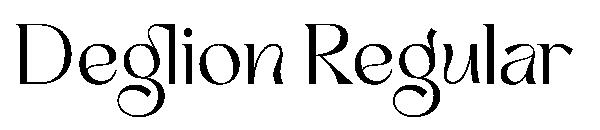 Deglion Regular字体