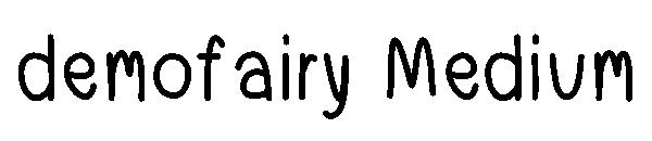 demofairy Medium字体