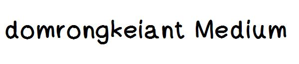 domrongkeiant Medium字体