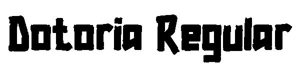 Dotoria Regular字体