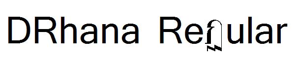DRhana Regular字体