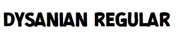 Dysanian Regular字体